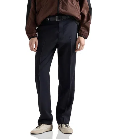 Prada Mohair Wool Pants In Black