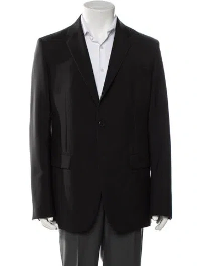 Pre-owned Prada Mohair-blend Blazer In Black