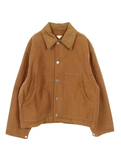 Pre-owned Prada Moleskin Jacket In Brown