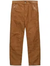 Prada Moleskin Pants In Brown