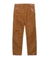 Prada Moleskin Pants In Brown