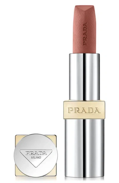 Prada Monochrome Hyper Matte Refillable Lipstick In B01 Argile - Beige Brown