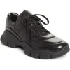Prada Monolith Athletic Sneaker In Black
