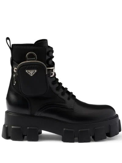 PRADA MONOLITH BOOTS