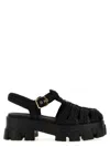 Prada Monolith Sandal In Black