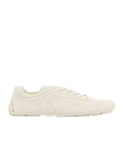 Prada Montecarlo Low-top Sneakers In White
