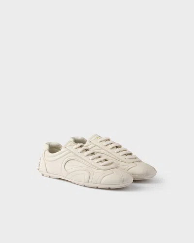 Prada Antiqued Nappa Leather Sneakers