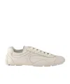 Prada Montecarlo Re-edition 2005 Nappa Leather Sneakers In White