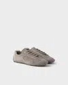 Prada Montecarlo Re-edition 2005 Suede Sneakers In Gray
