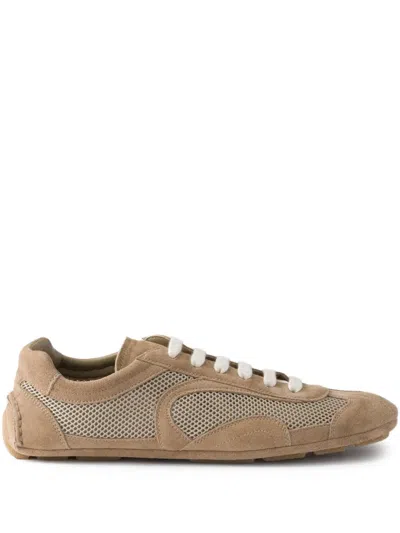 Prada Montecarlo Re-edition 2005 Sneakers In Brown