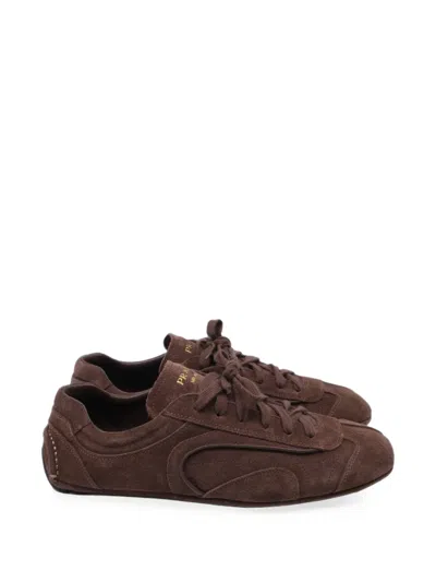 Pre-owned Prada Montecarlo Re-edition 2005 Sneakers In Brown
