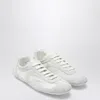 Prada Montecarlo Reedition 2005 Sneakers In White Leather And Mesh