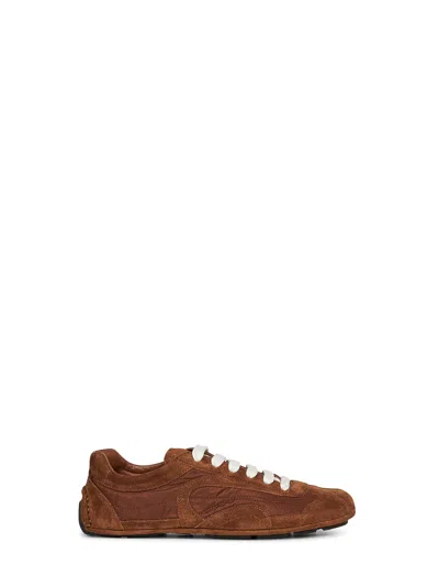 Prada Montecarlo Sneaker In Brown