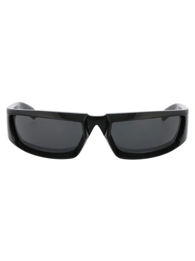 Prada Eyewear Rectangular Frame Sunglasses In Black