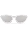 Prada Morph Cat-eye Frame Sunglasses In Neutrals