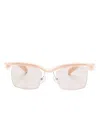 Prada Morph Square-frame Sunglasses In Neutrals