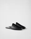 Prada Patent Leather Mules In Black