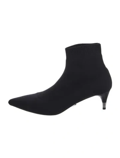 Pre-owned Prada Mules In Black