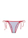 Prada Interlock Jersey Bikini Bottom In Multi
