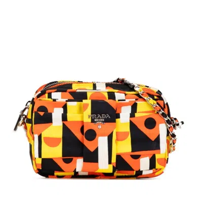 Pre-owned Prada Multi-color Nylon Pouch Shoulder Bag ()