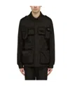 Prada Re-nylon Multi-pocket Jacket In Black
