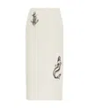 Prada Sailor Tattoo Printed Cotton Skirt In Nude