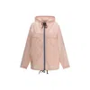 Prada Multicolor Recycled Polyamide Shell Jacket In Pink