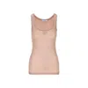 Prada Multicolor Silk Tank Tops In Multi