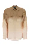 Prada Multicolor Twill Shirt In Multicoloured