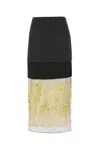 Prada Embroidered Cloth And Mesh Midi-skirt