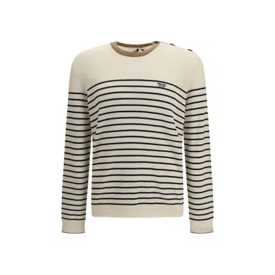 Prada Multicolor Wool Oves Aries Sweatshirt In Metallic