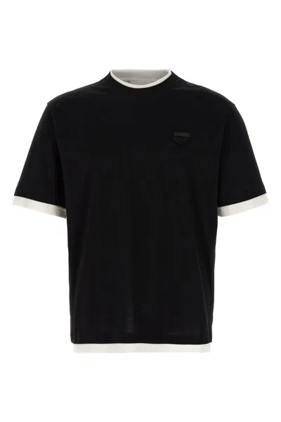 PRADA MULTILAYER T-SHIRT