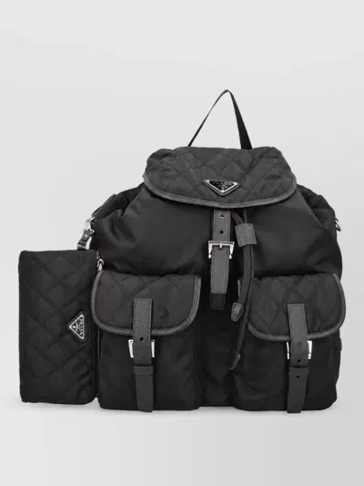 Prada Na Backpack In Black