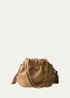 Prada Napa Leather Bucket Bag In F098l Caramel