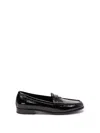 Prada Naplak Leather Loafers In Black  