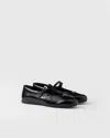 Prada Woman Black Flats In Schwarz