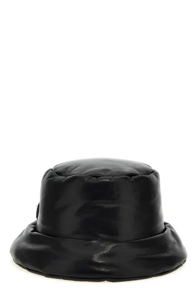 Prada Nappa Bucket Hat In Black
