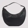 Prada Medium Topstichced Nappa Leather Bag In Nero