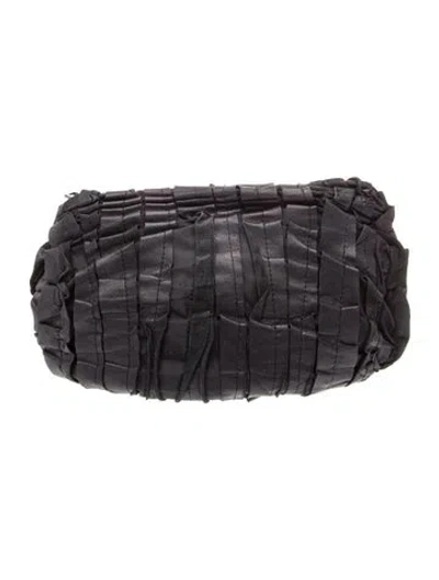 Pre-owned Prada Nappa Gaufre Leather Belt Bag In Black