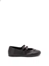 Prada Women Nappa Leather Ballerinas In Black