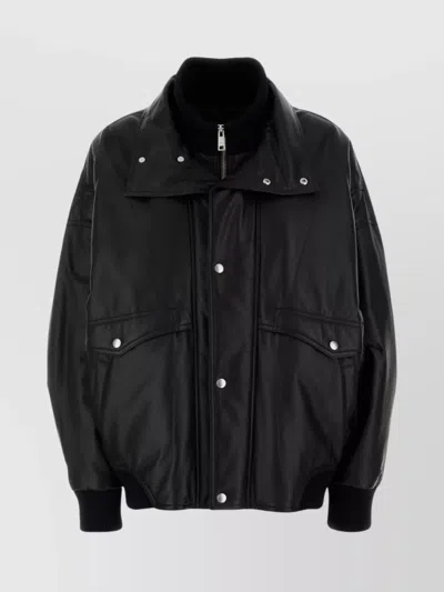 PRADA NAPPA LEATHER BOMBER JACKET