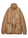 Prada Nappa Leather Coat