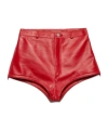 Prada Nappa Leather Culottes