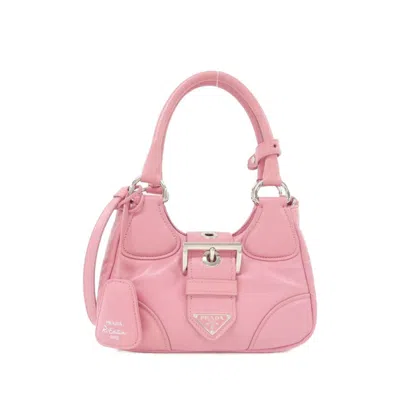 Pre-owned Prada Nappa Leather Handbag () In Pink