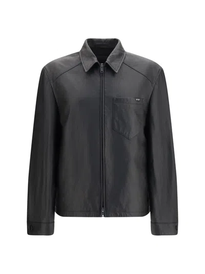 Prada Nappa Lambskin Jacket In Black