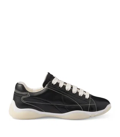 Prada Nappa Leather Low-top Sneakers In Multicolor