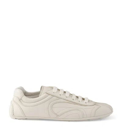 Prada Nappa Leather Montecarlo Re-edition 2005 Sneakers In Neutral
