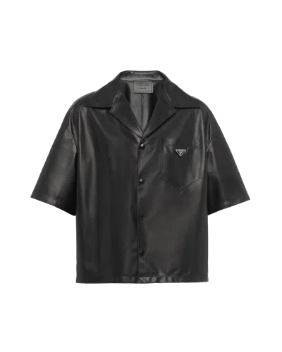 PRADA HEMD AUS NAPPA-LEDER