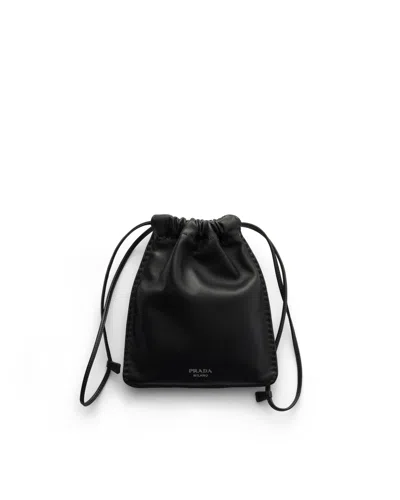 Prada Smartphone-pouch Aus Nappa-leder In White