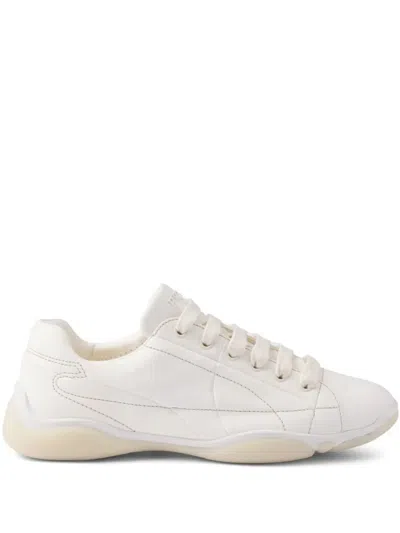 PRADA PRADA NAPPA LEATHER SNEAKERS